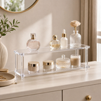 Cozy Haven Clear Acrylic Display Shelf - 2 Tier - 40 x 8 cm