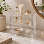 Cozy Haven Clear Acrylic Display Shelf - 3 Tier - 30 x 8 cm