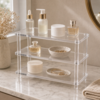 Cozy Haven Clear Acrylic Display Shelf - 3 Tier - 30 x 10 cm