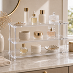 Cozy Haven Clear Acrylic Display Shelf - 3 Tier - 40 x 10 cm