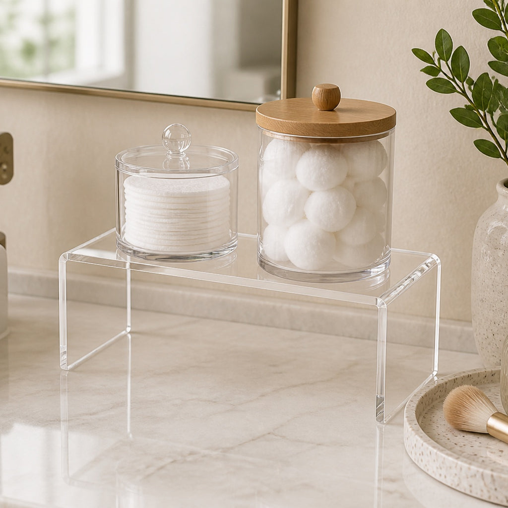 Cozy Haven Clear Acrylic Shelf Riser