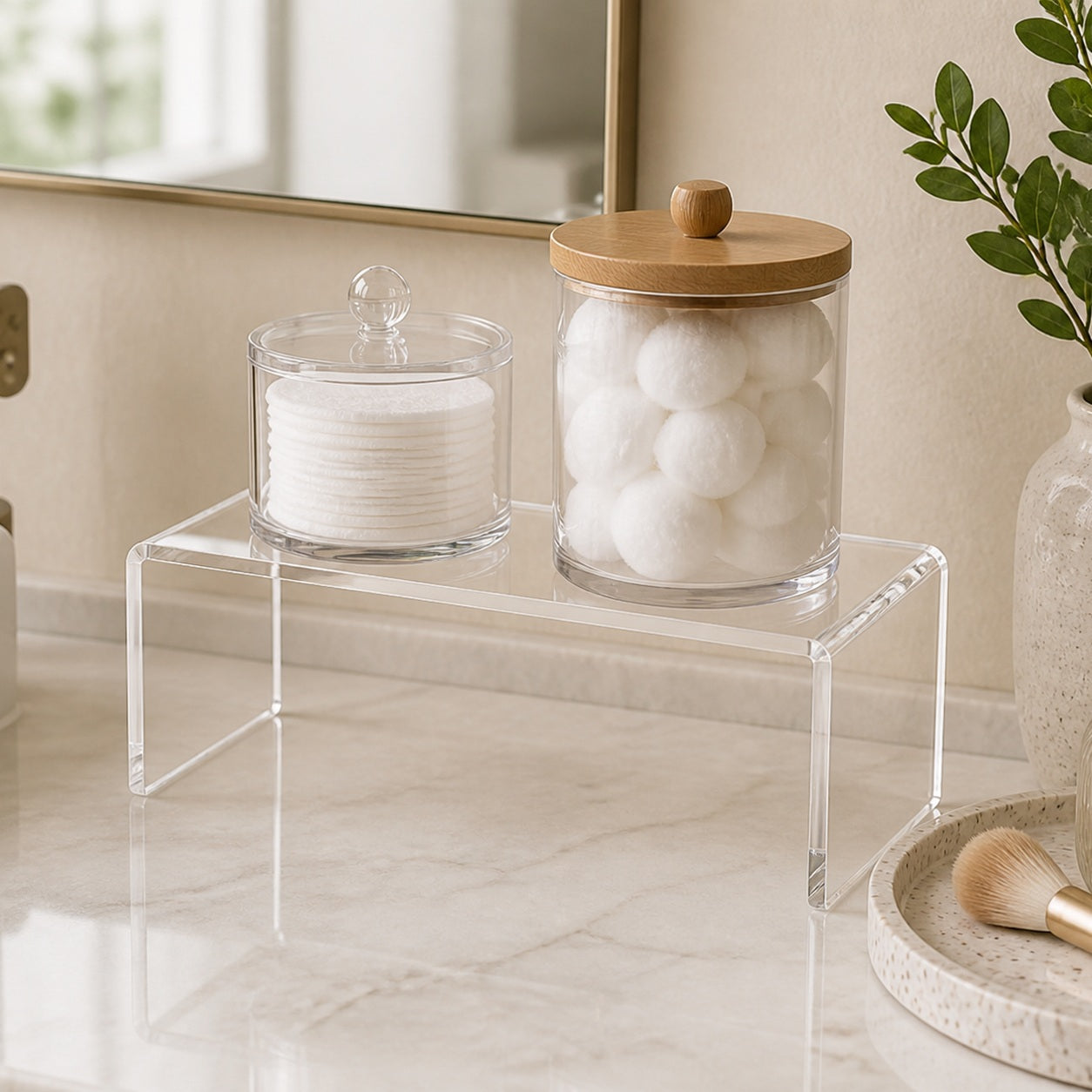 Cozy Haven Clear Acrylic Shelf Riser