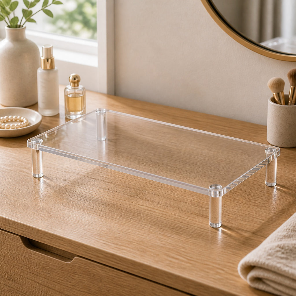 Cozy Haven Clear Acrylic Shelf Riser