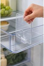 Cozy Haven Clear Fridge Organizer Dividers - 8 Piece Set styled kitchen view 2
