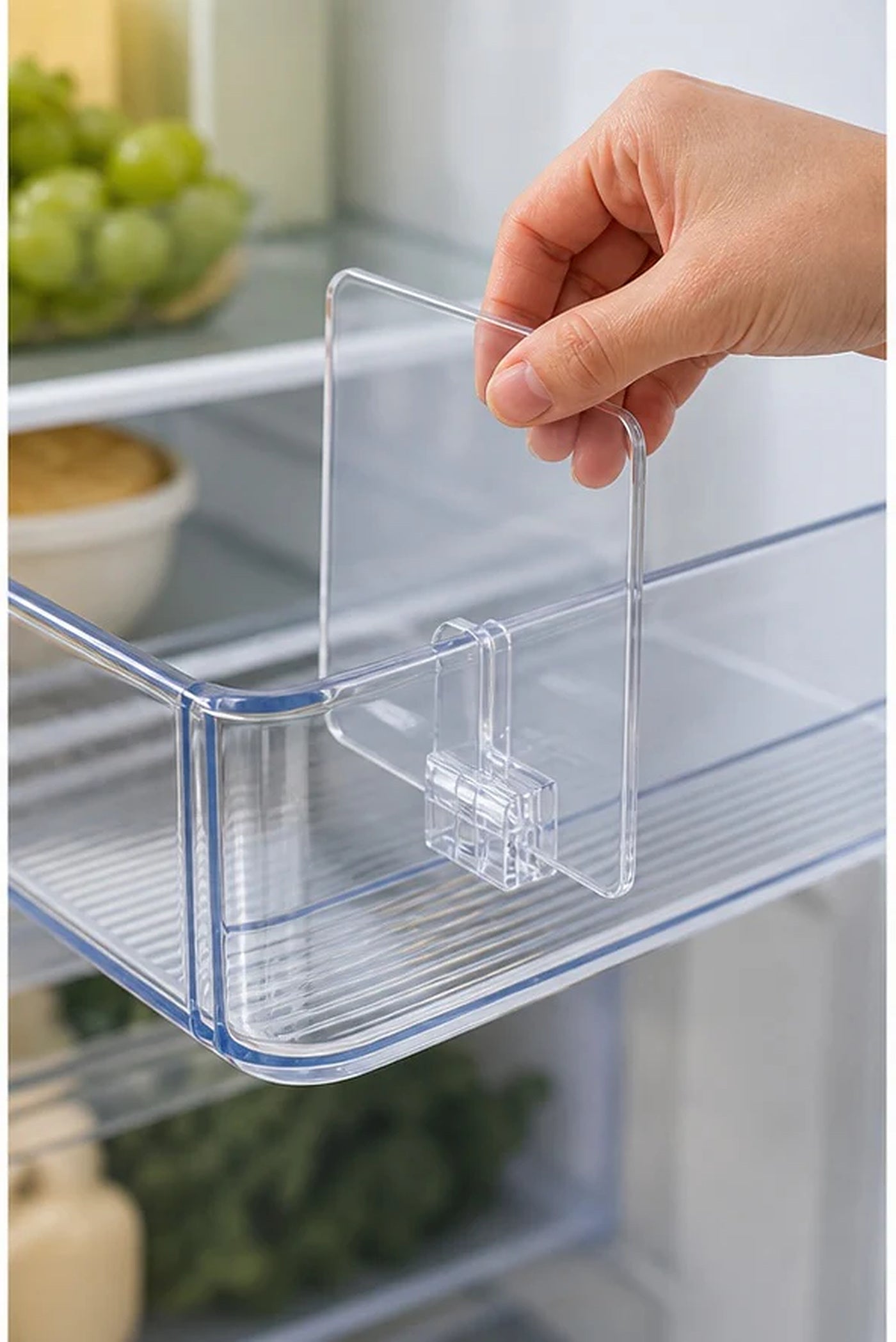 Cozy Haven Clear Fridge Organizer Dividers - 8 Piece Set lifestyle image 2