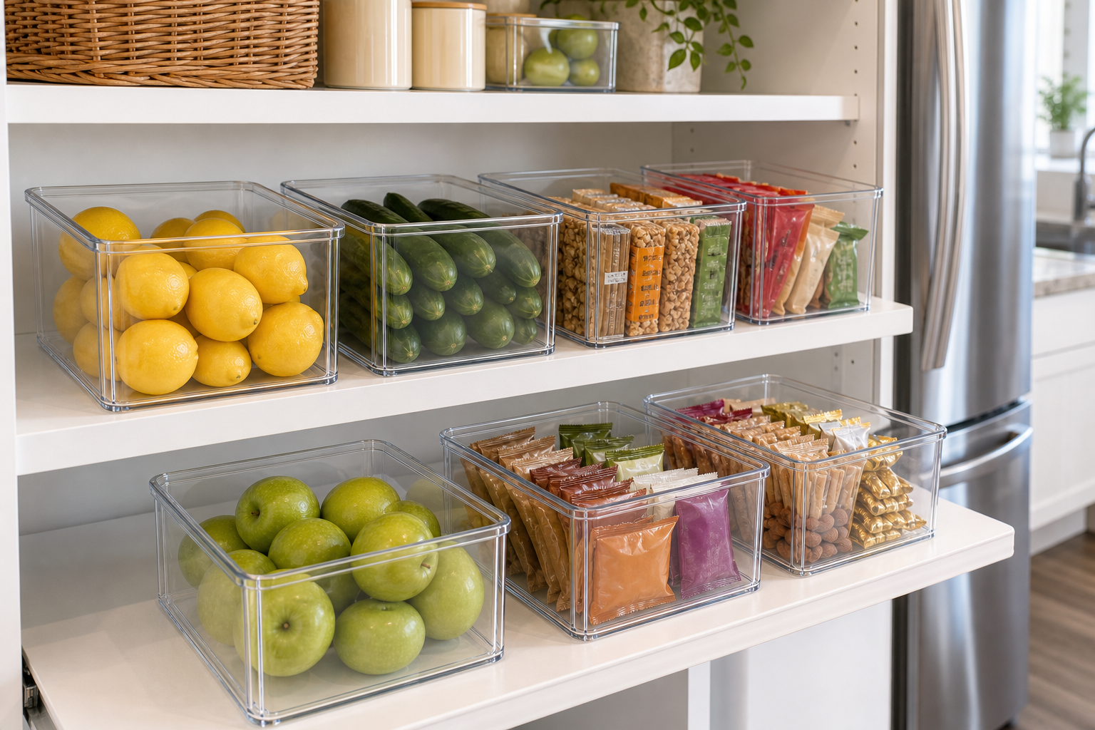 Cozy Haven Clear Pantry Bin - Cozy Haven product photo