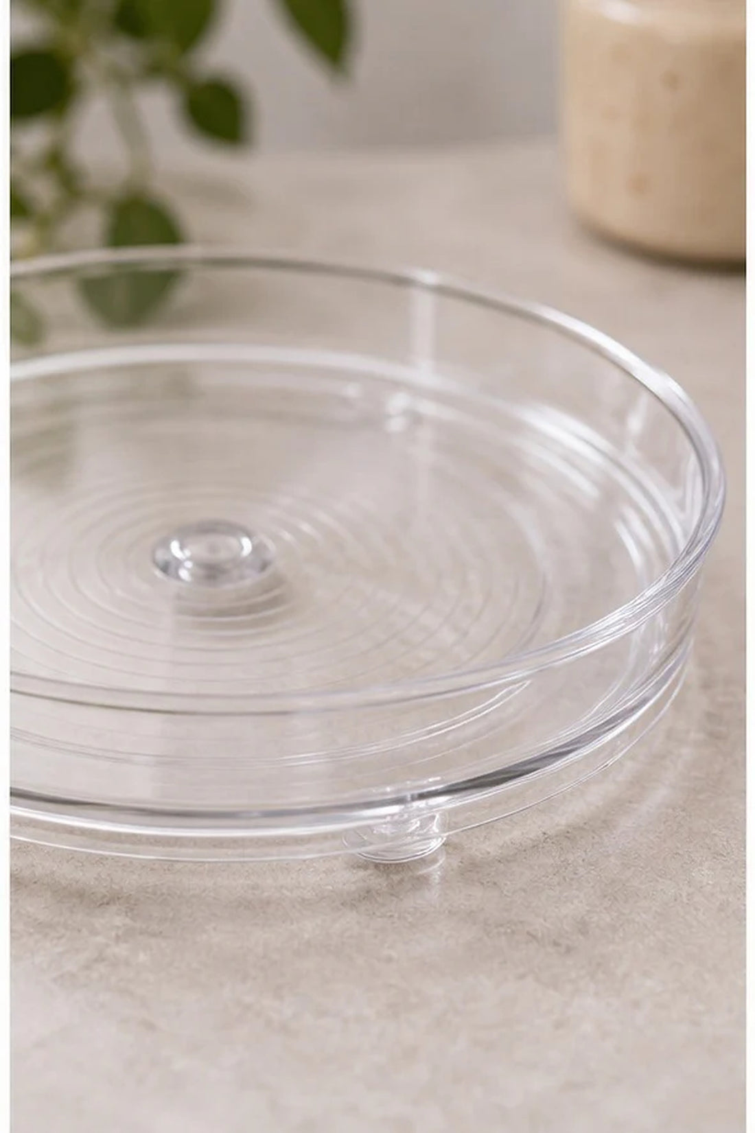 Clear Rotating Refrigerator Lazy Susan
