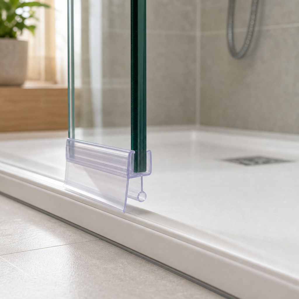 Cozy Haven Clear Shower Screen Seal Strip - 18 mm Gap B
