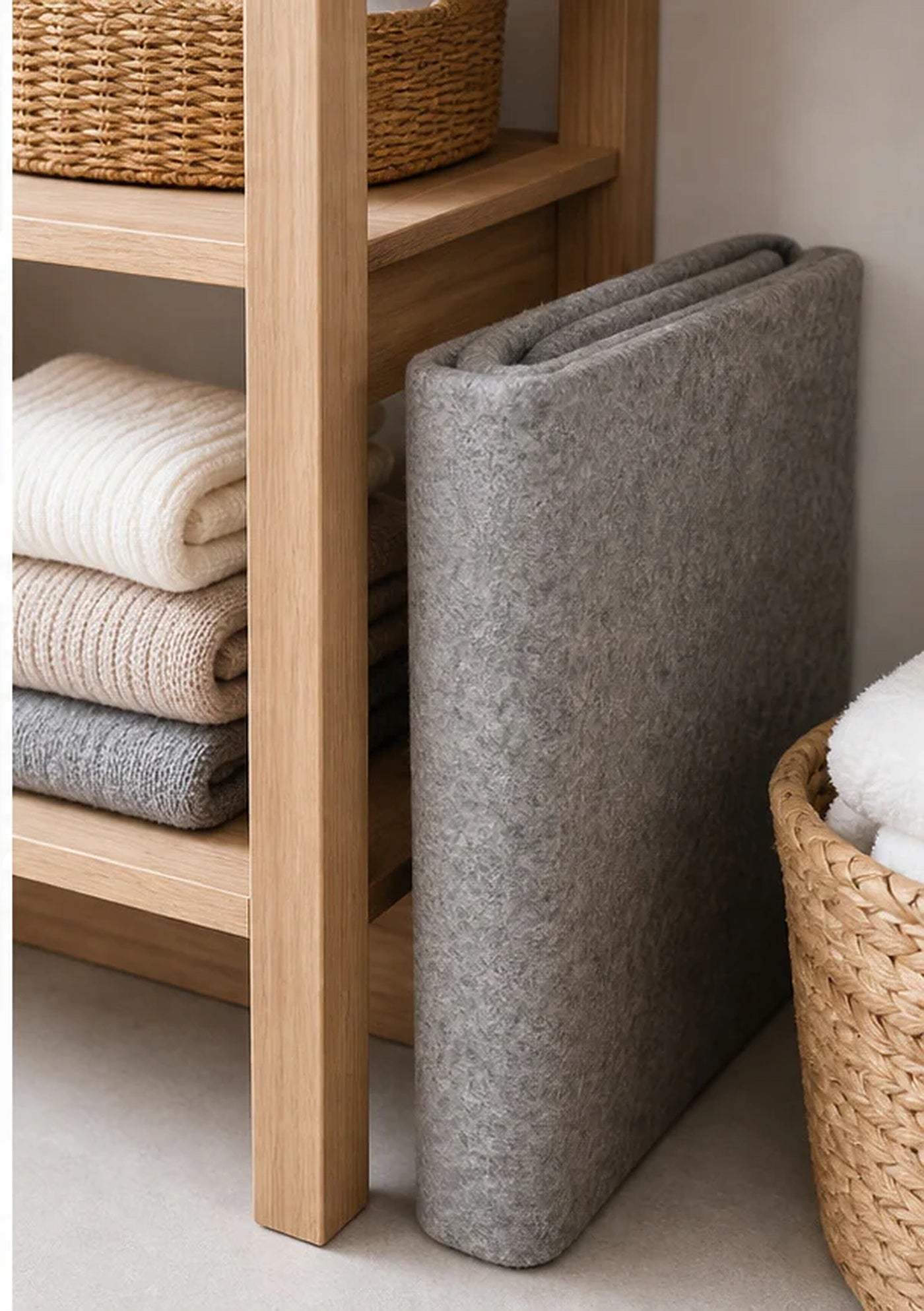 Cozy Haven Gray Wool Ironing Mat lifestyle image 3