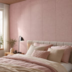 Cozy Haven Linen-Texture Peel-and-Stick Foam Wall Panel - Linen Pink