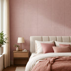 Cozy Haven Linen-Texture Peel-and-Stick Foam Wall Panel - Diatom Pink