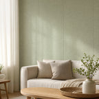 Cozy Haven Linen-Texture Peel-and-Stick Foam Wall Panel - Diatom Light Green