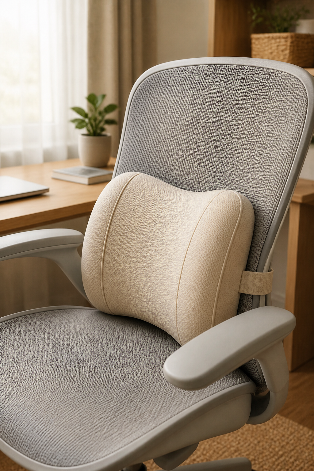 Cozy Haven Memory Foam Lumbar Support Pillow lifestyle image 3