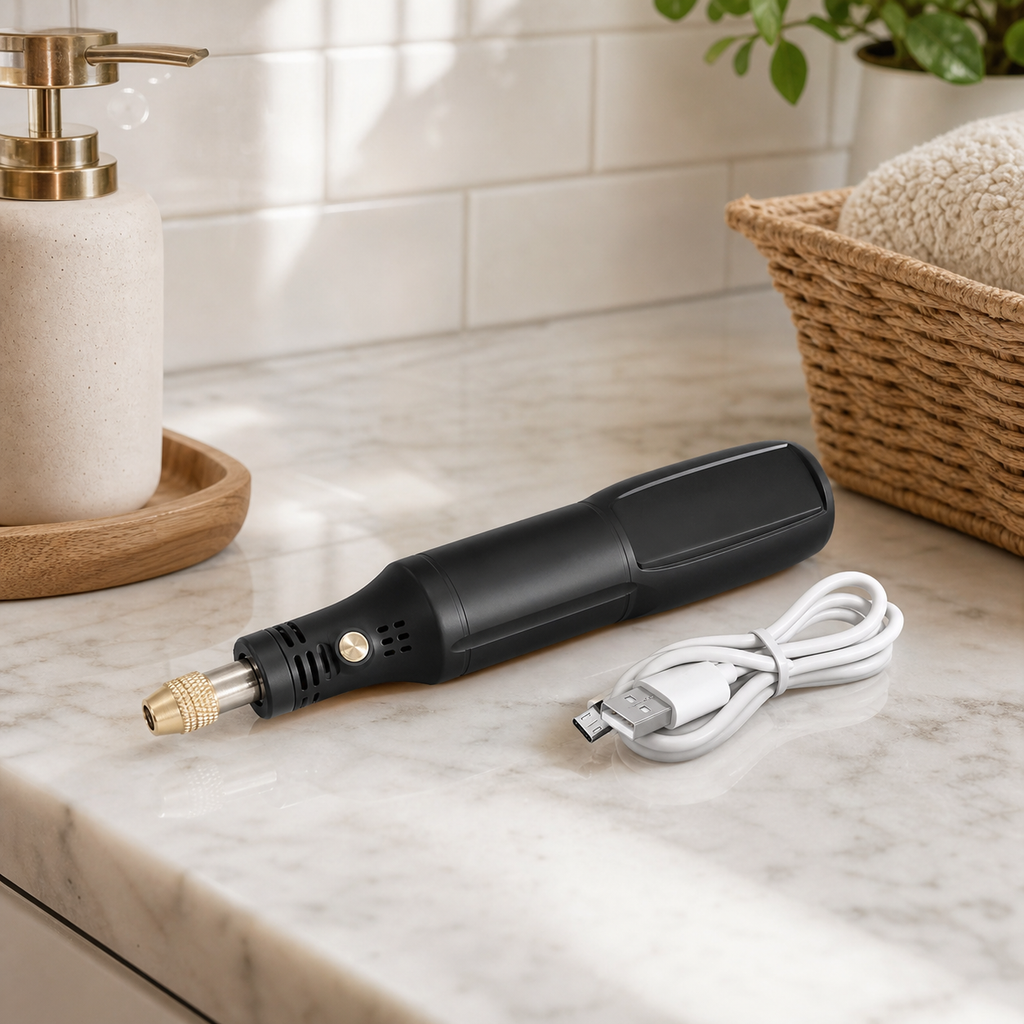 Cozy Haven Drill Only Mini Cordless Cleaning Drill Brush Kit lifestyle image only_drill
