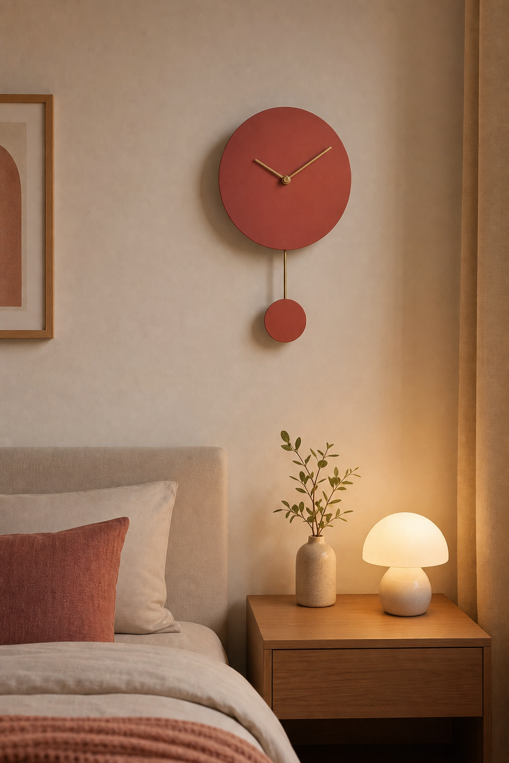 Cozy Haven Minimal Decorative Wall Clock - product view 3