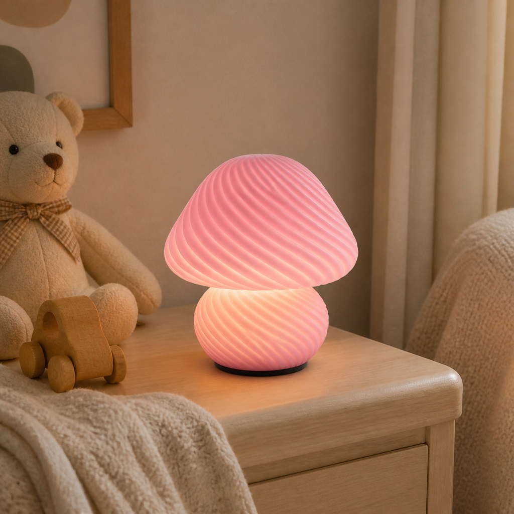 Cozy Haven USB Mushroom Bedside Lamp - product view 4