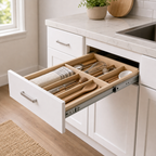 Cozy Haven Pull Out Cabinet Drawer Organizer - Slide Out Storage Shelf Rack lifestyle image 7