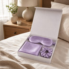 Cozy Haven Silk Sleep Mask Gift Set Collection - Purple Gift Set