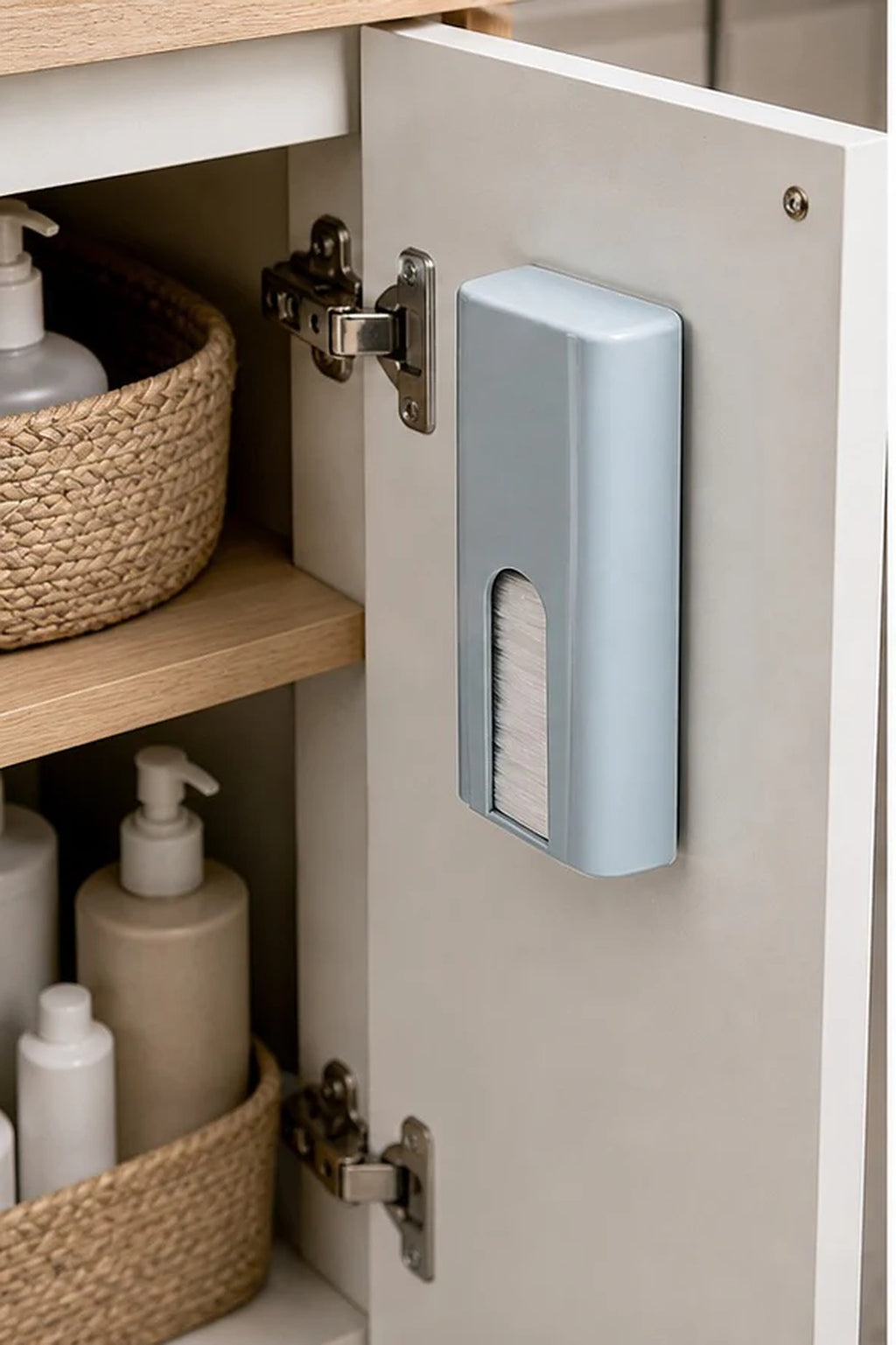 Cozy Haven Small Bathroom Trash Bag Holder lifestyle image 1
