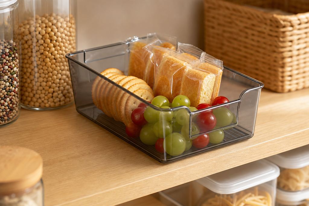 Cozy Haven Clear Stackable Pantry Bin