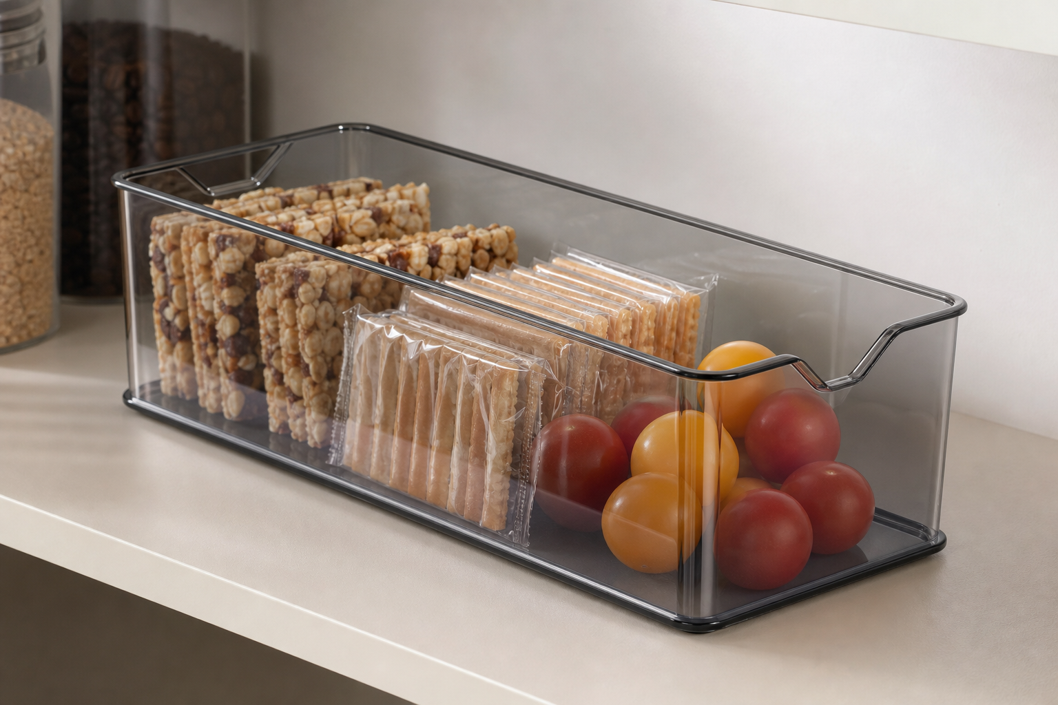 Cozy Haven Clear Stackable Pantry Bin
