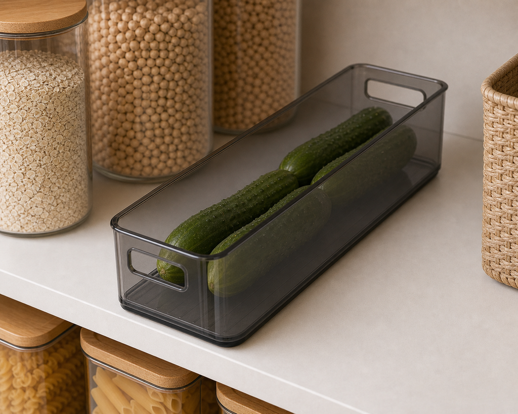 Cozy Haven Clear Stackable Pantry Bin