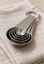 Cozy Haven Stainless Measuring Spoon Set styled kitchen view 2