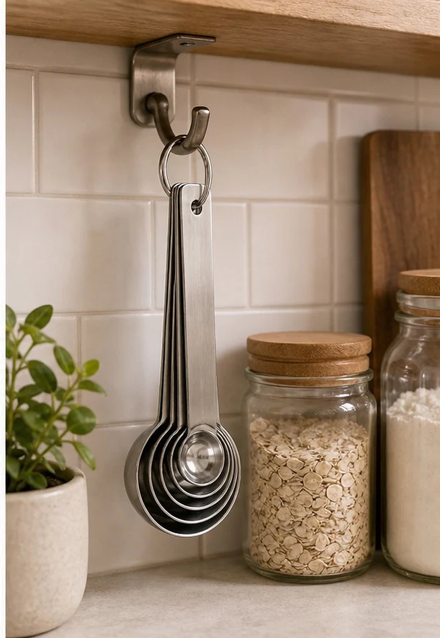 Cozy Haven Stainless Measuring Spoon Set lifestyle image 3