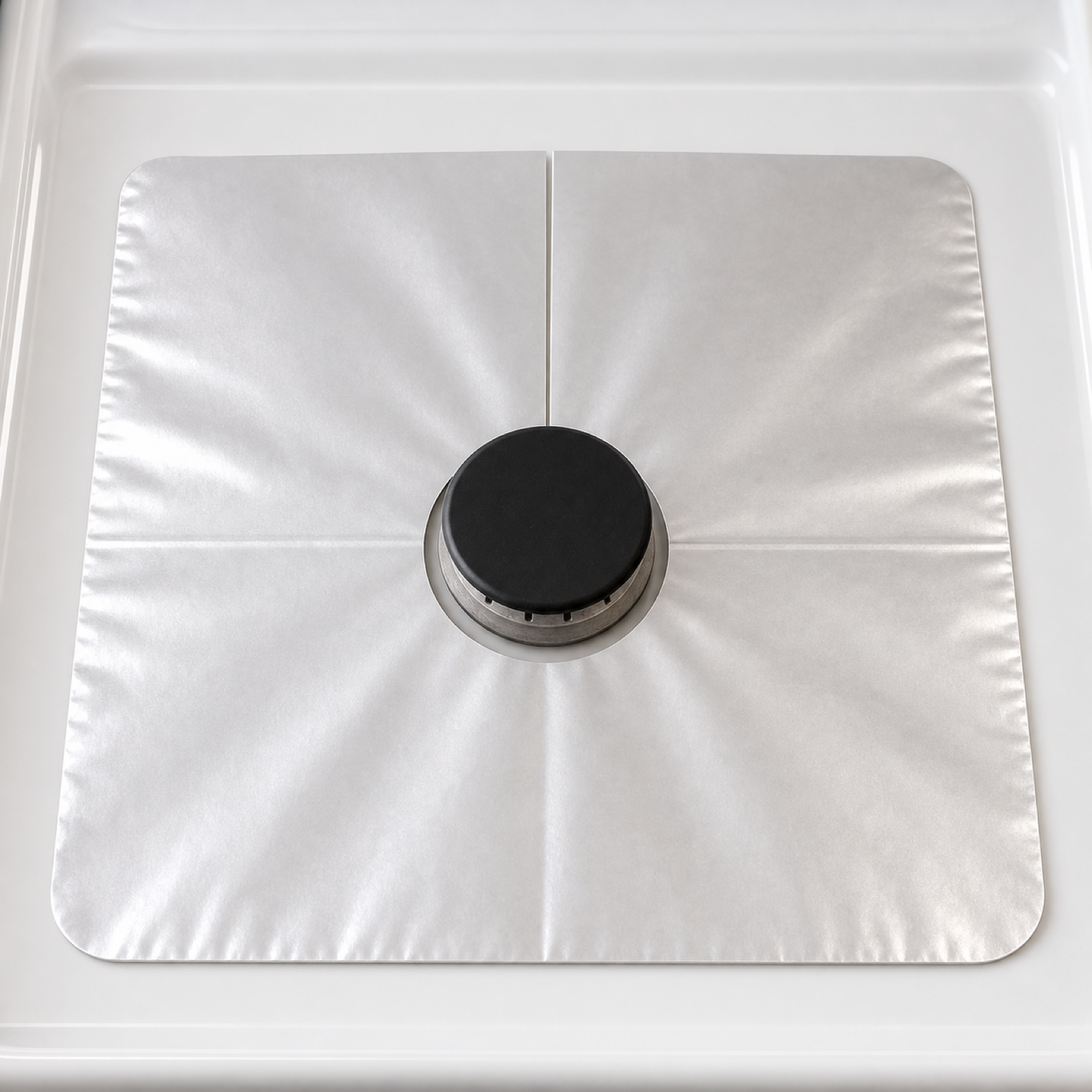 Cozy Haven Stove Burner Liners — scale view