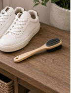 Cozy Haven Suede Shoe Cleaning Brush organized storage view 1