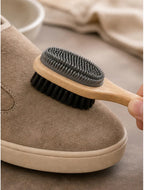 Cozy Haven Suede Shoe Cleaning Brush organized storage view 2