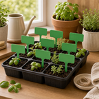 Cozy Haven T-Shaped Plant Labels styled home view 11 for Green / 9.8 x 4.9 cm / 30 Piece Set; Green / 9.8 x 4.9 cm / 50 Piece Set; Green / 9.8 x 4.9 cm / 100 Piece Set