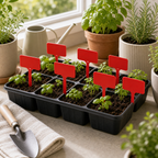 Cozy Haven T-Shaped Plant Labels styled home view 13 for Red / 9.8 x 4.9 cm / 30 Piece Set; Red / 9.8 x 4.9 cm / 50 Piece Set; Red / 9.8 x 4.9 cm / 100 Piece Set