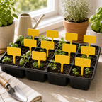 Cozy Haven T-Shaped Plant Labels styled home view 16 for Yellow / 9.8 x 4.9 cm / 30 Piece Set; Yellow / 9.8 x 4.9 cm / 50 Piece Set; Yellow / 9.8 x 4.9 cm / 100 Piece Set