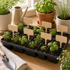 Cozy Haven T-Shaped Plant Labels styled home view 19 for Beige / 9.8 x 4.9 cm / 30 Piece Set; Beige / 9.8 x 4.9 cm / 50 Piece Set; Beige / 9.8 x 4.9 cm / 100 Piece Set
