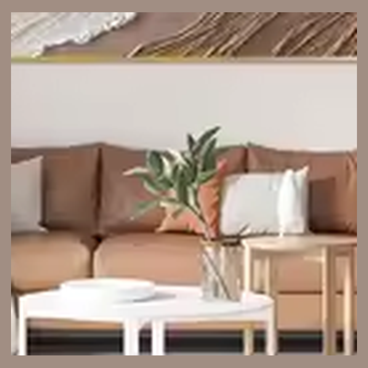 Cozy Haven Textured Coastal Canvas Panel Collection - Design 01