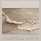 Cozy Haven Textured Coastal Canvas Panel Collection - Design 02