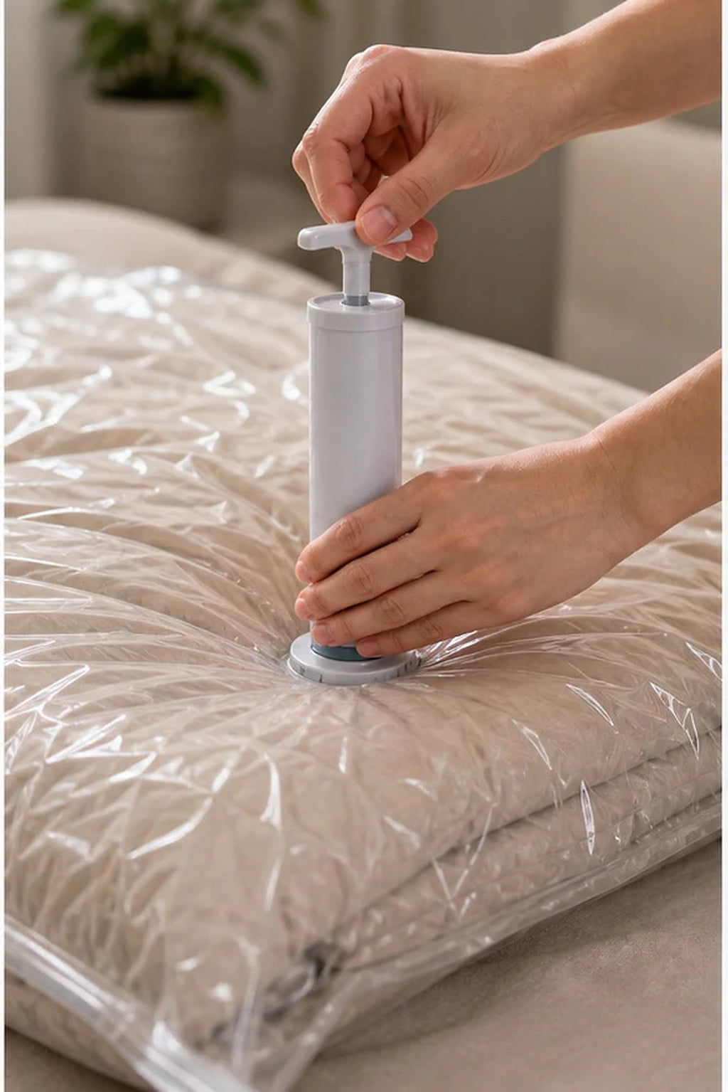 Cozy Haven Vacuum Storage Bag Set with Pump lifestyle image 2