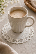 Cozy Haven Vintage Lace Coaster Mat lifestyle image 1