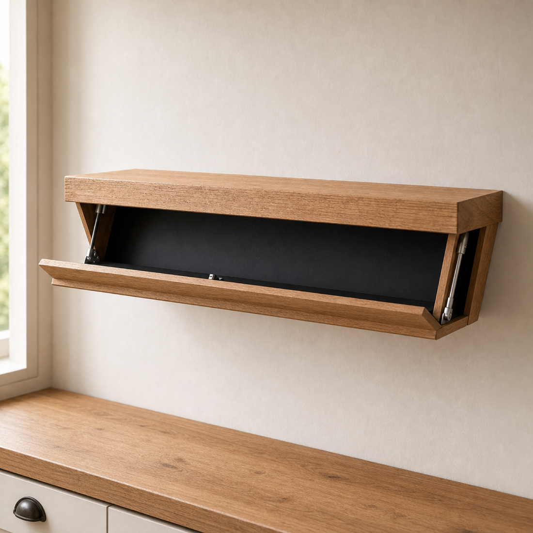 Wall-Mounted Hidden Compartment Shelf Collection