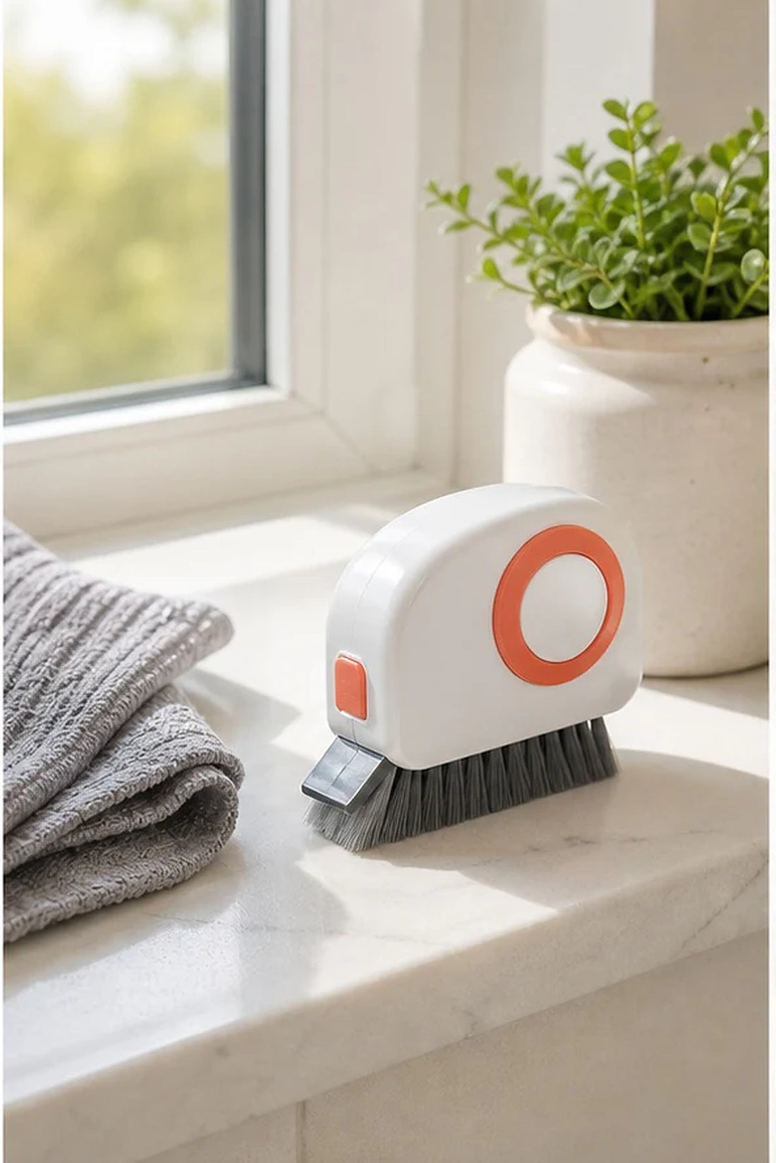 White Window Track Cleaning Brush