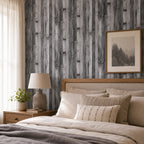Cozy Haven Peel and Stick Wood Plank Wall Decal Roll styled wall decor view 5
