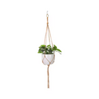 Cozy Haven Boho Macrame Hanging Planter - Style 10 - Knotted Macrame Hanger