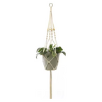Cozy Haven Boho Macrame Hanging Planter - Style 13 - Single Pot Hanger
