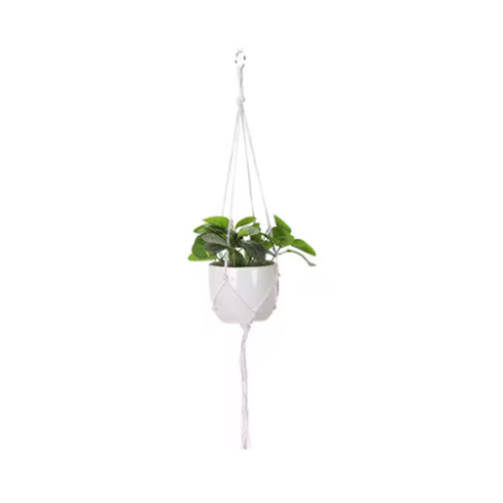 Cozy Haven Boho Macrame Hanging Planter - Style 8 - Mini Macrame Hanger