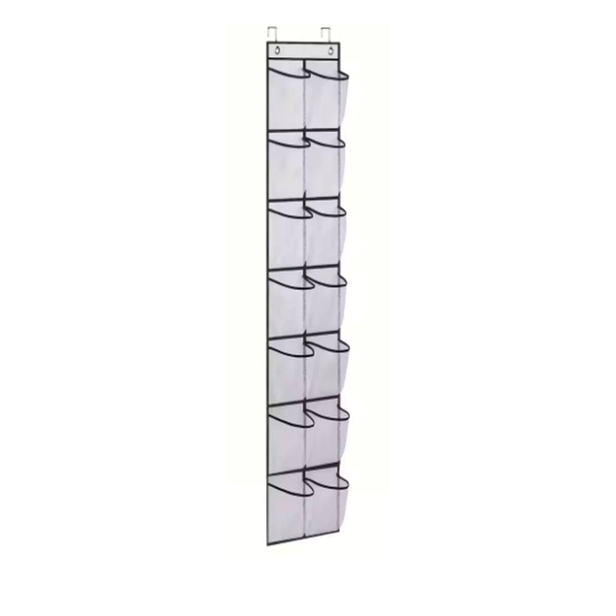 Cozy Haven Closet Over Door Hanging Organizer - White / 14 Pockets