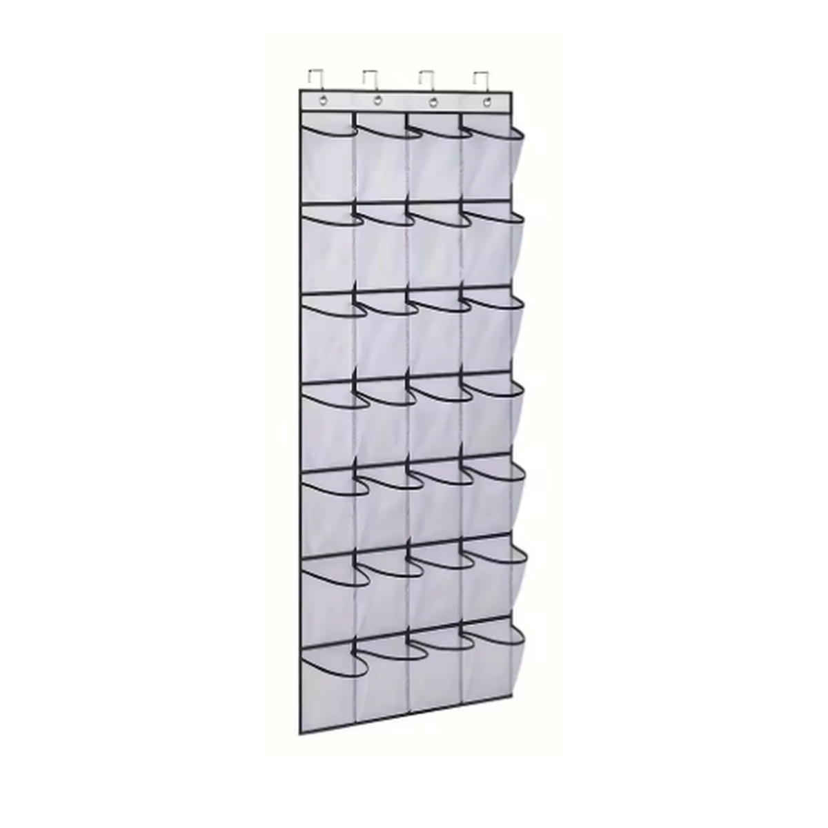 Cozy Haven Closet Over Door Hanging Organizer - White / 28 Pockets