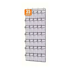 Cozy Haven Closet Over Door Hanging Organizer - White / 35 Pockets