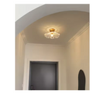 Cozy Haven Flower Stained Glass Light Collection - Style C
