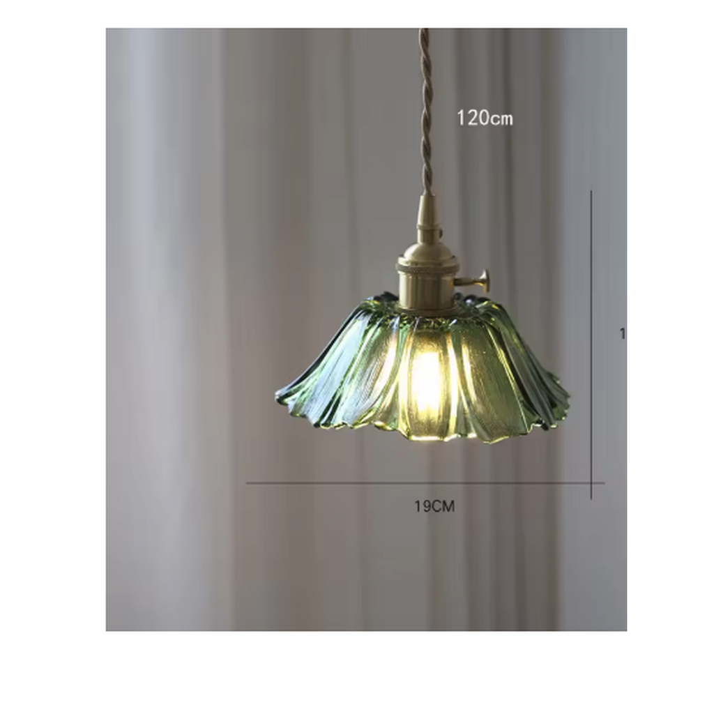 Cozy Haven Flower Stained Glass Light Collection - Style G